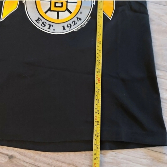 Vintage Original 90's Boston Bruins T Shirt Large - Picture 2 of 5